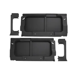 REAR TRIMS WITHOUT WINDOWS - BLACK
