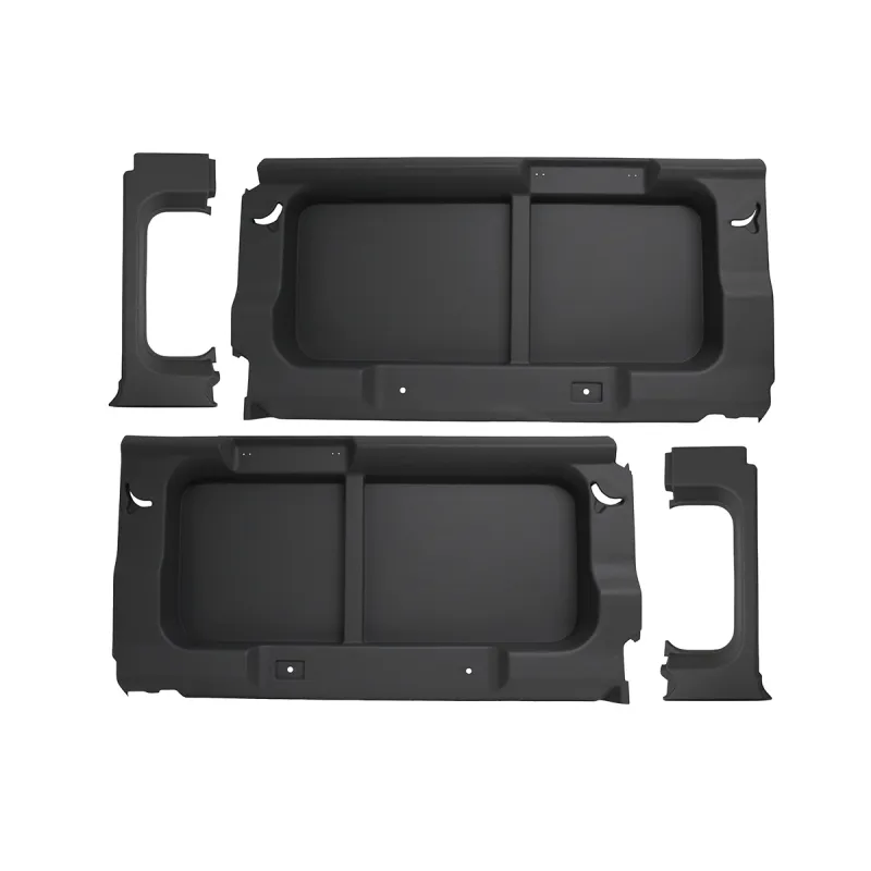 REAR TRIMS WITHOUT WINDOWS - BLACK