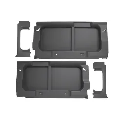 REAR TRIMS WITHOUT WINDOWS - D/GREY