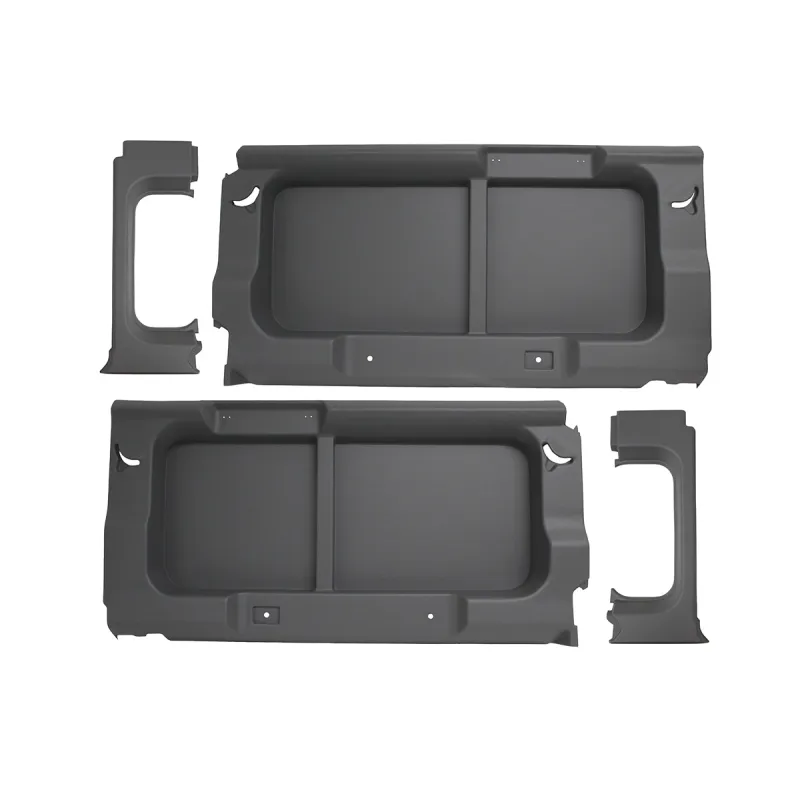 REAR TRIMS WITHOUT WINDOWS - D/GREY