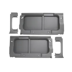 REAR TRIMS WITHOUT WINDOWS - L/GREY