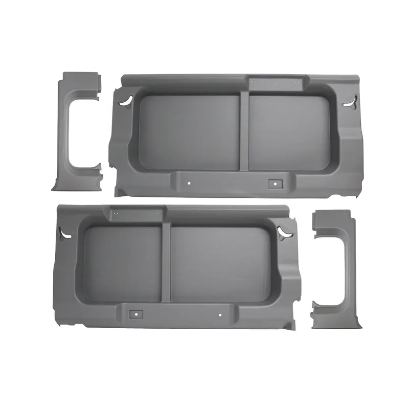REAR TRIMS WITHOUT WINDOWS - L/GREY