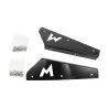 FRONT M/FLAP BRKTS - BLACK - PAIR - DEF
