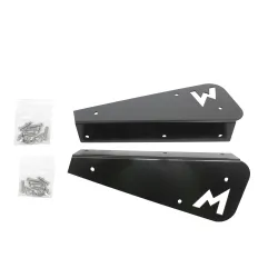 REAR M/FLAP BRKTS - BLACK - PAIR - 90