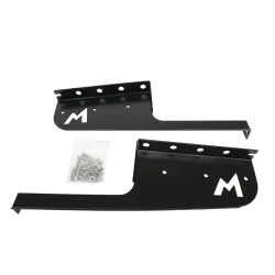 REAR M/FLAP BRKTS - BLACK - PAIR - 110