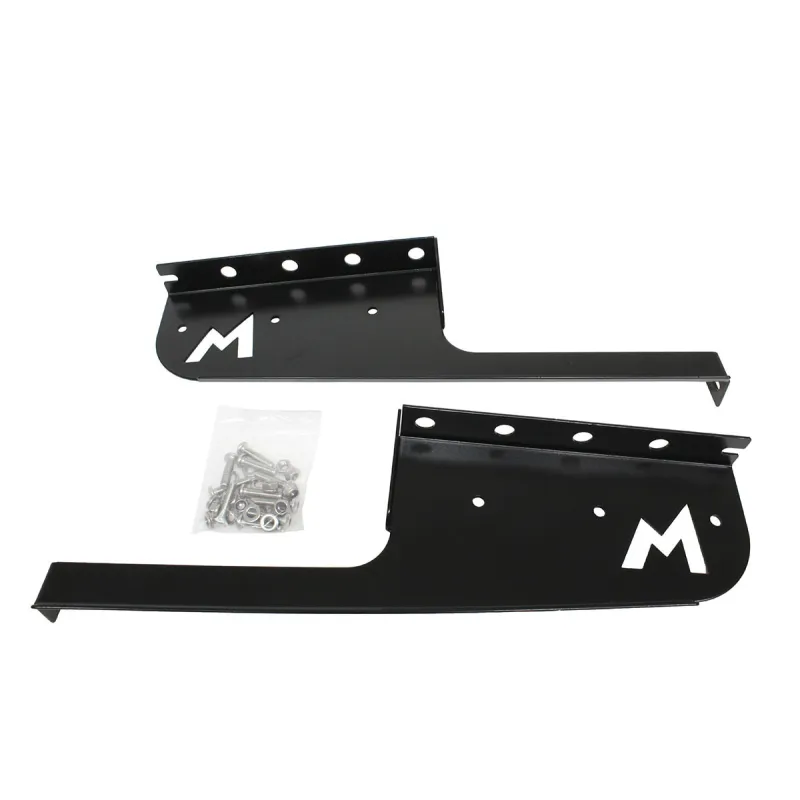 REAR M/FLAP BRKTS - BLACK - PAIR - 110