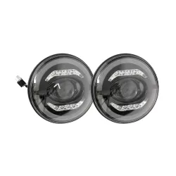 7" LED H/LIGHT - HALO & BAR - RHD - PAIR