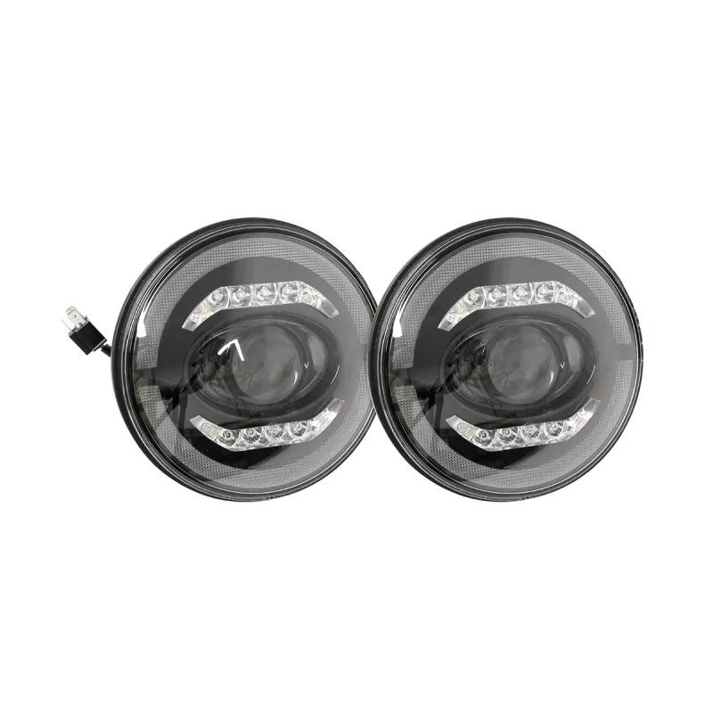 7" LED H/LIGHT - HALO & BAR - RHD - PAIR