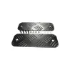 BUMPER TREAD PLATE - BLACK - ALL DEF
