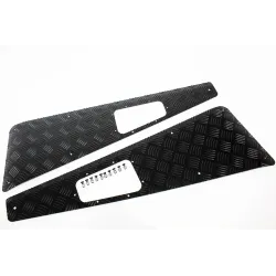 WING TOPS-CHEQ PLATE - BLACK - 07 ON