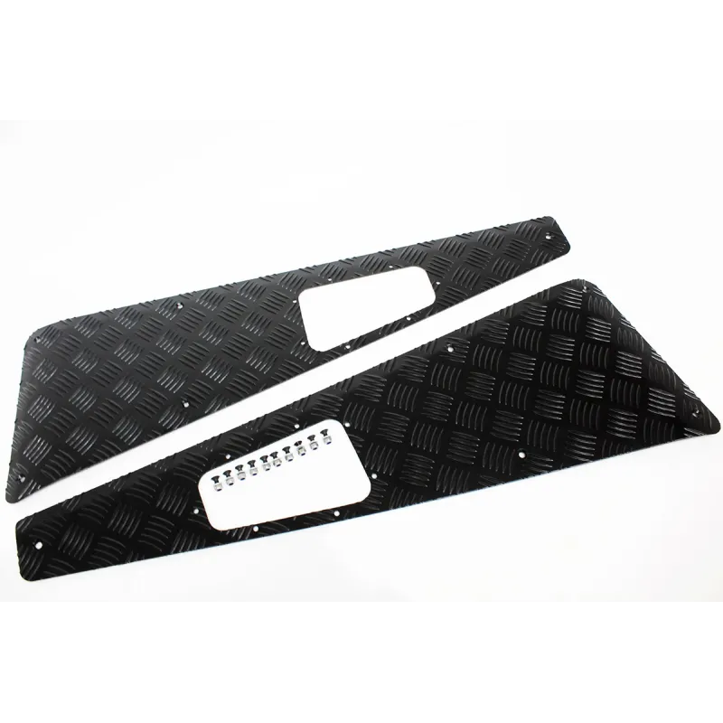 WING TOPS-CHEQ PLATE - BLACK - 07 ON