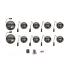 73MM SMOKED HALO & BAR LED LIGHT KIT
