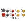 73MM COLOURED HALO & BAR LED LIGHT KIT