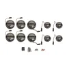 95MM SMOKED HALO & BAR LED LIGHT KIT