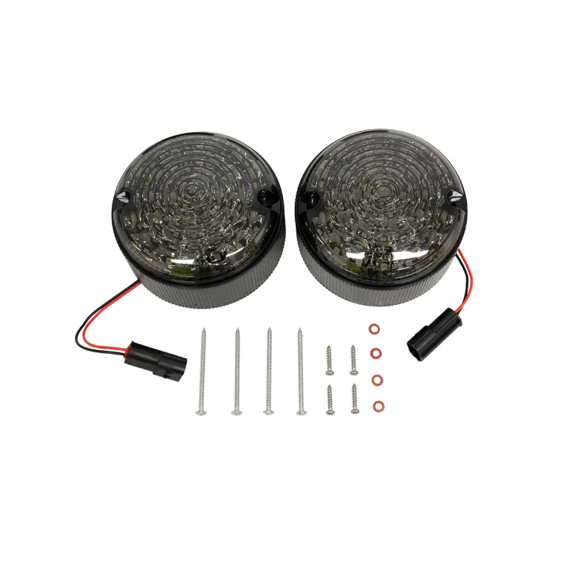 95MM SCROLLING LED INDICATORS - SMOKED