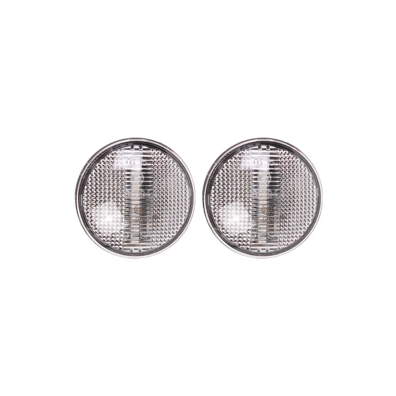 PAIR OF LED SIDE REPEATER LAMPS CLEAR