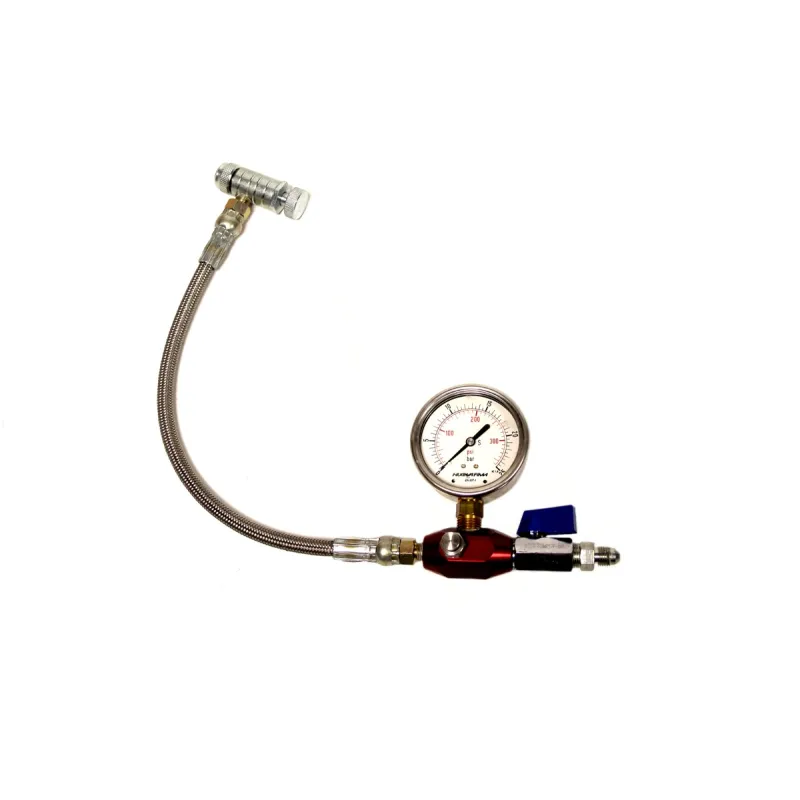 SHOCK GASSING CHECK HOSE & GAUGE