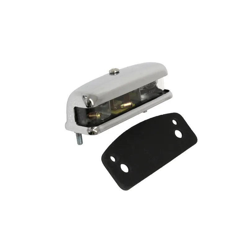 NUMBER PLATE LAMP CHROME