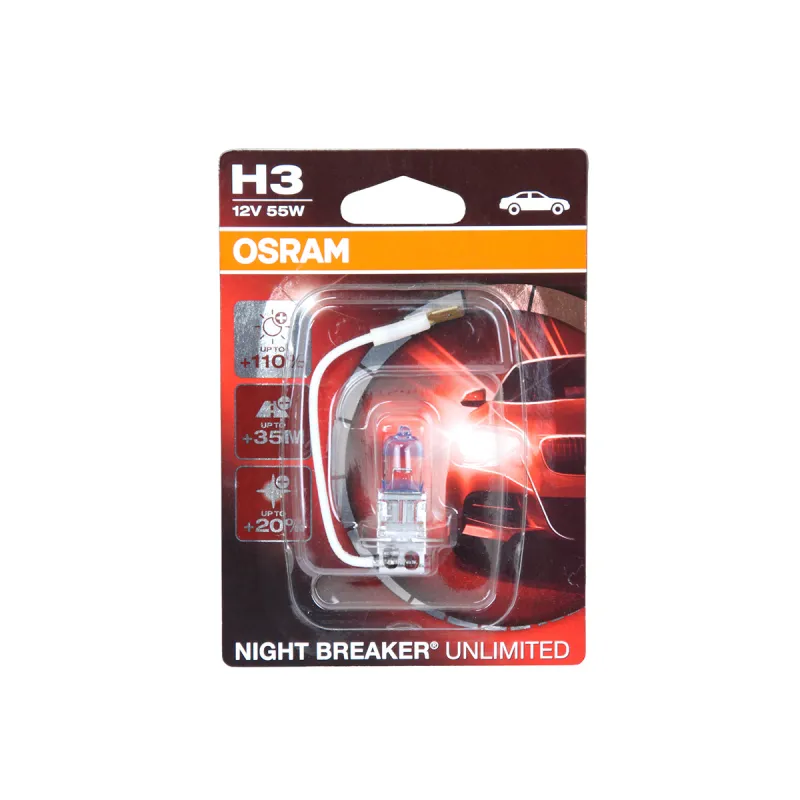 OSRAM NIGHT BREAKERÂ® UNLIMITED H3 SINGL