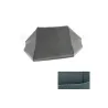 INWARD FACING TIP UP BLACK VINYL