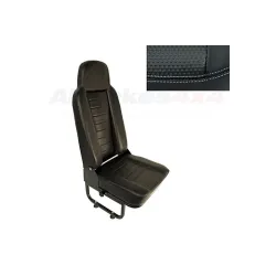 Inward Fold Up Black Leather