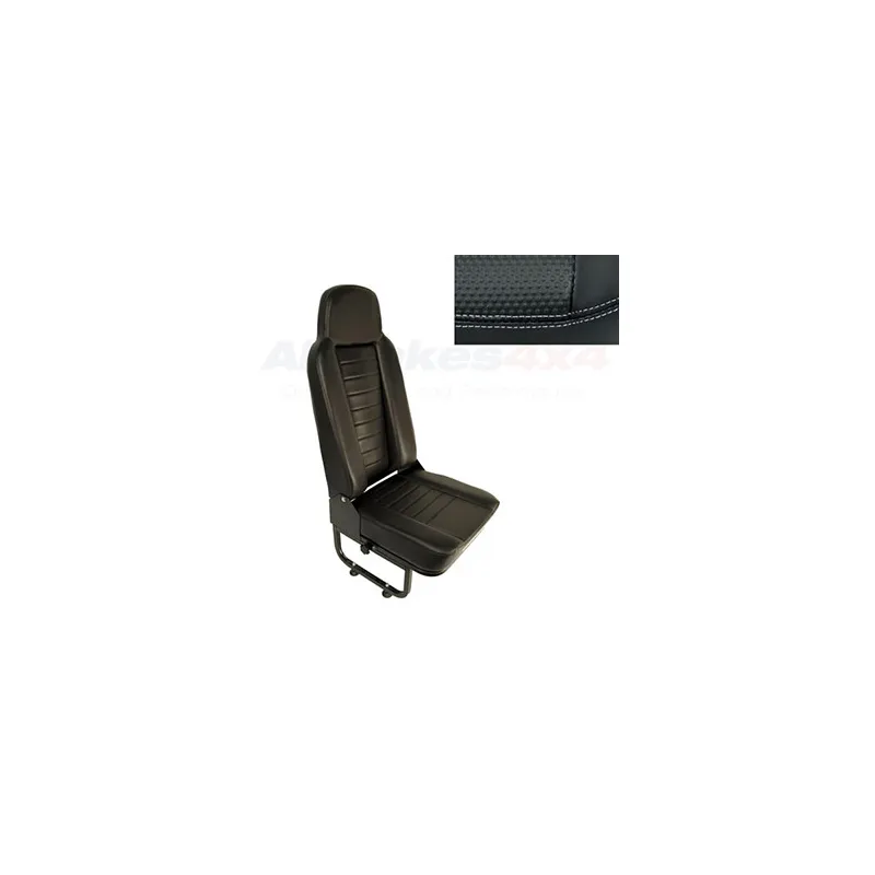Inward Fold Up Black Leather