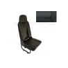 Inward Fold Up Black Leather
