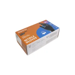 BLACK NITRILE GLOVES LGE BOX OF 100 XL