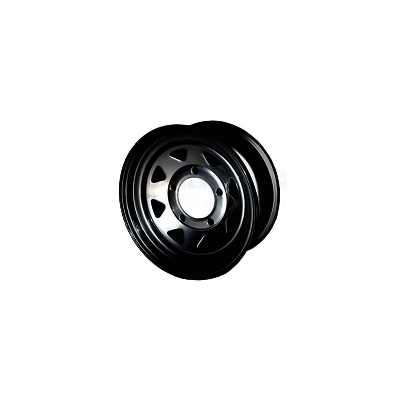 STEEL WHEEL - 8 SPOKE - BLACK