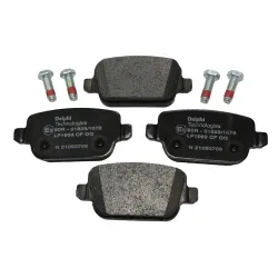 BRAKE PAD SET - REAR - DIESEL ENGINE