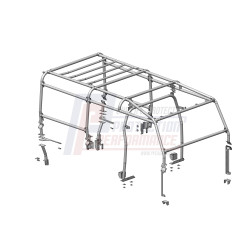 FULL EXTERNAL ROLL CAGE - 8 POINT