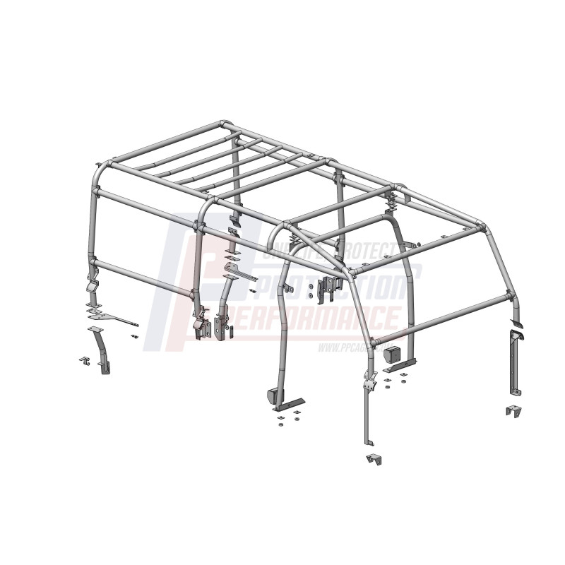 FULL EXTERNAL ROLL CAGE - 8 POINT