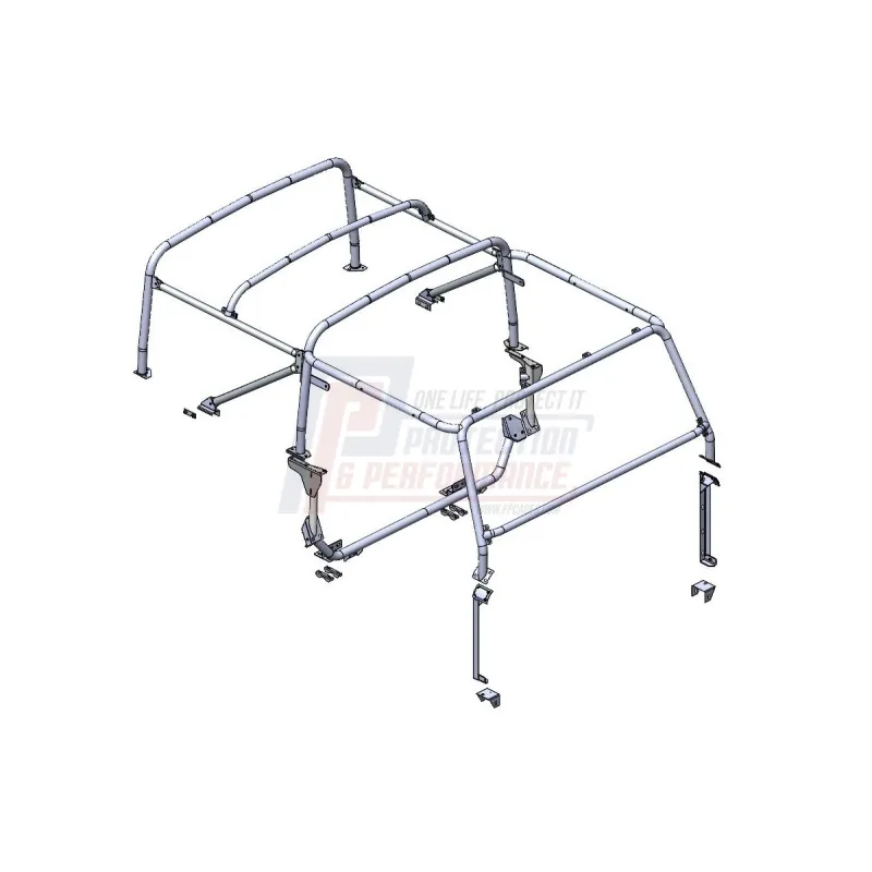 SOFT TOP ROLL CAGE - 8 POINT