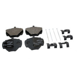 BRAKE PAD SET - REAR - LESS PINS and CLI