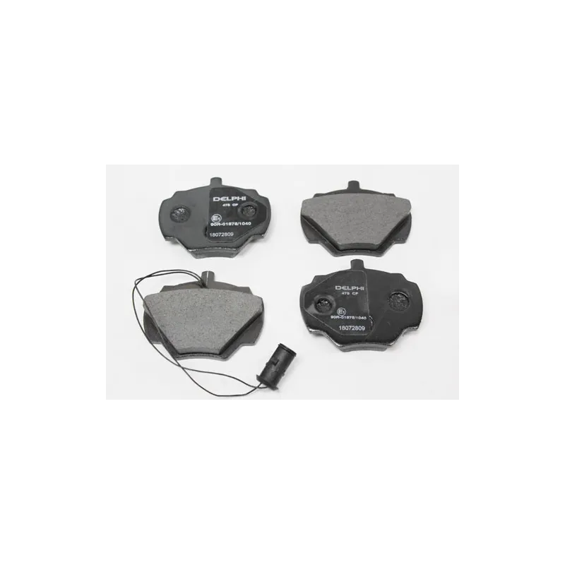 BRAKE PAD SET - REAR - LESS PINS/CLIPS