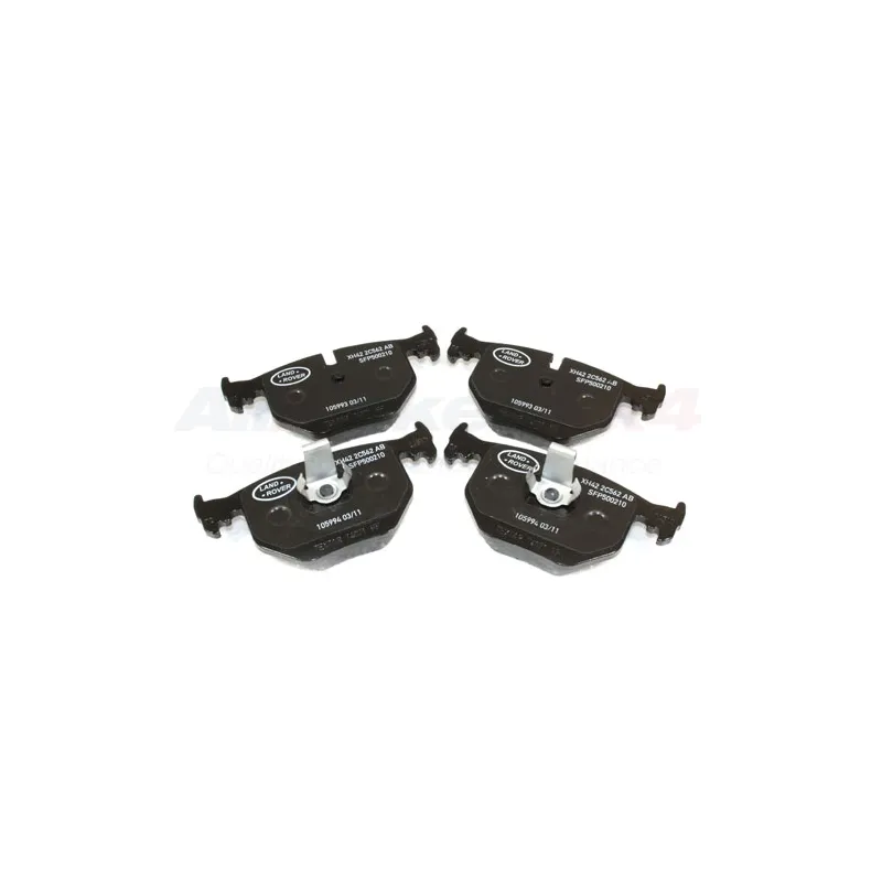BRAKE PAD SET - REAR - LESS ARMOURED