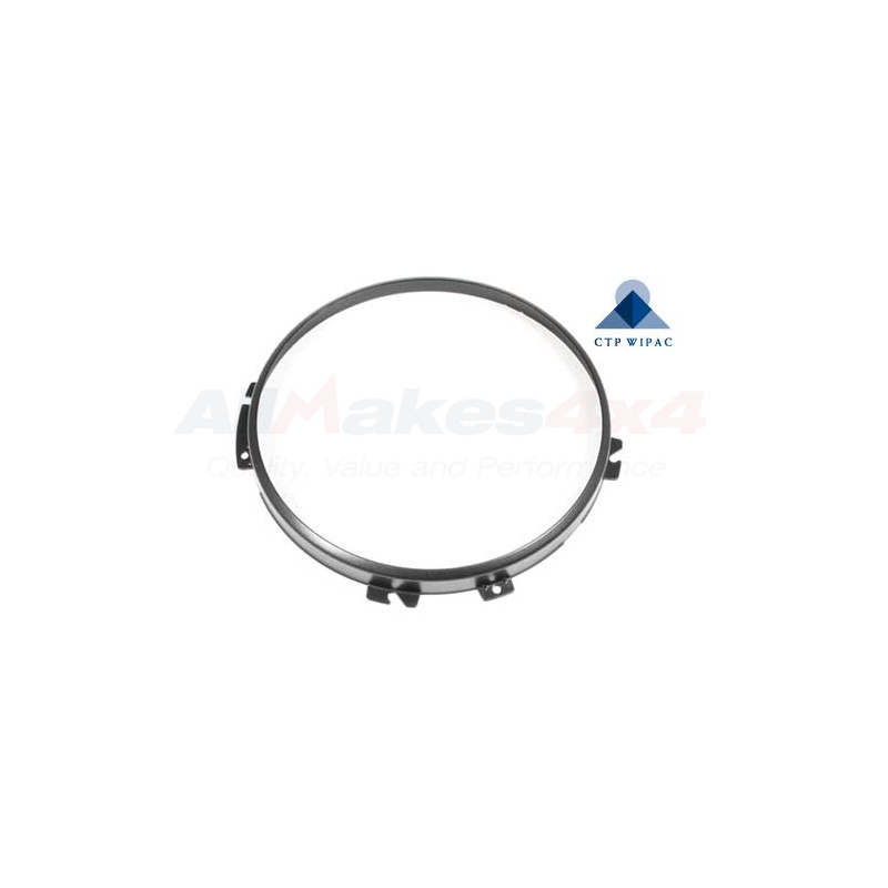 BEZEL - HEADLAMP - FRONT - BLACK