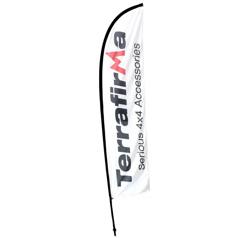 TERRAFIRMA FEATHER FLAG