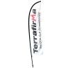 TERRAFIRMA FEATHER FLAG
