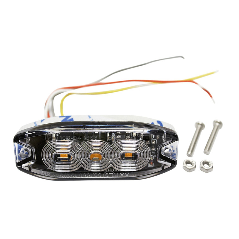 HAZARD 3 AMBER WARNING LIGHT