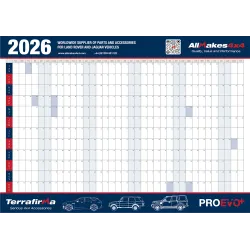 2026 WALL PLANNER A1 (841 x 594 mm)