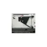 Swing away spare wheel carrier