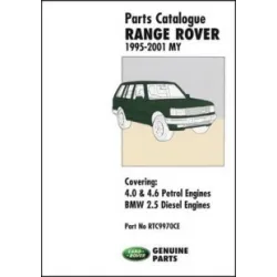Parts catalogue Range Rover 1995-2001 MY