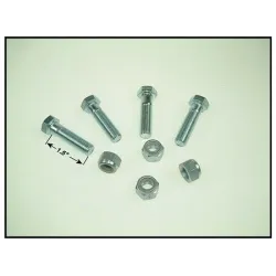 PROPSHAFT TO REAR FLANGE BOLT/NUT KIT