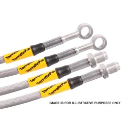 Terrafirma Goodridge TF639GD standard-length brake hose kit – 6 lines