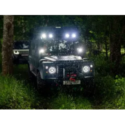 Terrafirma TF7112 Halo & Bar 7-tommers LED-hovedlykter – RHD, par