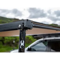 2M BLACK ALUMINUM AWNING W/LIGHT 2000MM