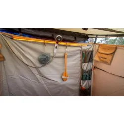 ENSUITE ROOM W/FLOOR INSTANT SHOWER TENT
