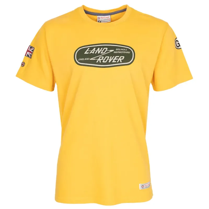 Land Rover Classic x Red Canoe Heritage T-skjorte – gul