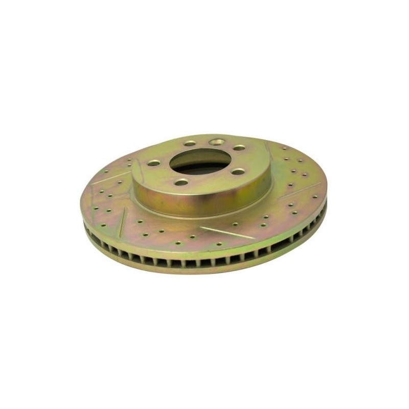BRAKE DISC FRONT DRILLED AND GROOVED